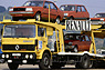 Renault 18 (1981) - Renault verwendete selbstverständlich Lastwagen aus eigener Produktion (© Renault, 1981) Renault 18 (1981) - Renault verwendete selbstverständlich Lastwagen aus eigener Produktion (© Renault, 1981)