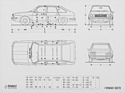 Renault 30 TS (1975) – Abmessungen (1975)