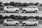 Renault 4 (1961) - Gegenüberstellung von Standard-Modell und L