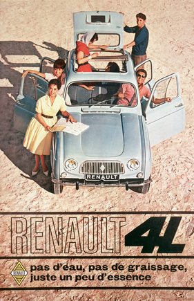 Renault 4 (1961) - Werbung, Ankündigung