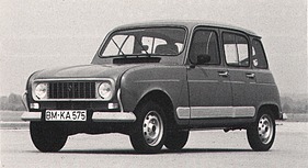 Renault 4 783/845 cm' -27/34 PS (DIN) 1 Vergaser (1982)
