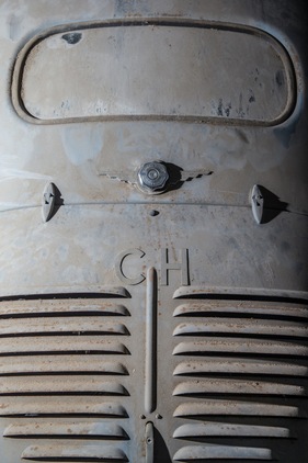 Renault 4 CV Champs Elysées (1955) - in der Sonderaussstellung "Scheunenfunde" des Pantheons im Sommer 2015
