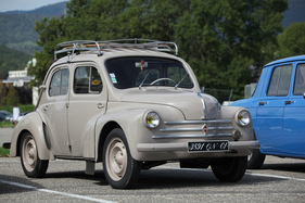 Renault 4 CV - lieferte die technische Basis für die ersten Alpine - Rencontre Franco-Suisse Alpine 2019