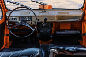 Renault 4 Fourgonnette (1970) - Der rechte Lenkrad-Hebel schaltet den Blinker, der Linke das Licht