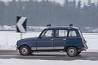 Renault 4 GTL (1985) - der Radstand ist rechts 245, links 240 cm