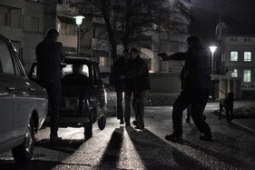 Renault 4 GTL (1985) - gefährliche Szene - aus dem Film "Dr Goalie bin ig"