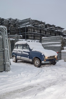 Renault 4 GTL (1985) - startet auch im Winter zuverlässig