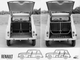 Renault 4 L (1961) - Variabilität im Kofferraum