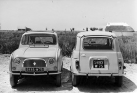 Renault 4 L (1961) - von vorne und hinten gesehen