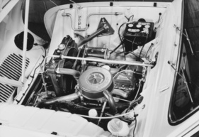 Renault 4 L (1965) – Blick in den Motorraum