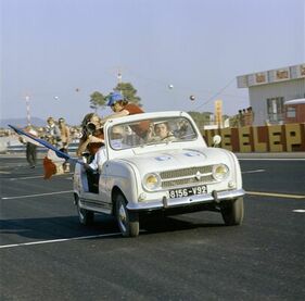 Renault 4 Plein Air (1970) - der Strandwagen zum Kamerafahrzeug umfunktioniert