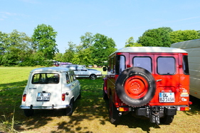 Renault 4 TL und Toyota Buschtaxi – Bockhorner Oldtimermarkt 2025