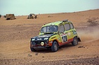 Bild: Renault 4L an der Rallye Dakar 1980