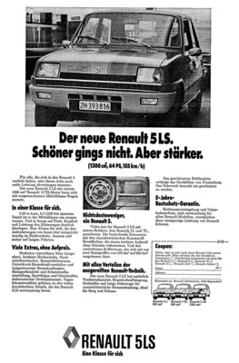 Renault 5 (1974) - Werbung - schöner gings nicht