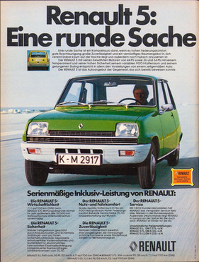 Renault 5 (1975) - Werbung - eine runde Sache
