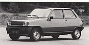 Renault 5 845  cm'  - 37 PS (DIN) 1 Vergaser