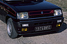 Renault 5 Alpine (1976) – Schwarzer Stossfänger mit Breitstrahlern und Spoilerlippe (© Renault / Werk, 1976) Renault 5 Alpine (1976) – Schwarzer Stossfänger mit Breitstrahlern und Spoilerlippe (© Renault / Werk, 1976)