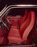 Renault 5 Alpine (1976) – Sportsitze mit integrierten Kopfstützen