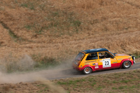 Renault 5 Alpine Gruppe 2 (1977) in der Gruppe «40 Jahre Rallyeweltmeisterschaft» am Eifel Rallye Festival 2013