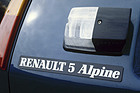 Renault 5 Alpine Turbo (1981) – Schriftzug und Rückfahrscheinwerfer