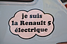 Renault 5 Electrique (1974) - eindeutig beschriftet - Rétromobile Paris 2018 (© Bruno von Rotz, 2018) Renault 5 Electrique (1974) - eindeutig beschriftet - Rétromobile Paris 2018 (© Bruno von Rotz, 2018)