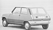 Renault 5 L (1974) – von hinten (© Archiv Automobil Revue) Renault 5 L (1974) – von hinten (© Archiv Automobil Revue)