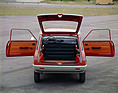 Renault 5 TL (1971) - viel Platz bei heruntergeklappten Sitzen