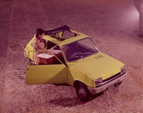 Renault 5 TL (1972) – eignete sich trotz geringer Aussenmasse bestens für Familien