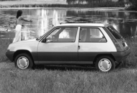 Renault 5 TSE (1984) - am Weiher geparkt