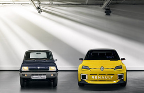 Renault 5 und Renault 5 Prototype - rund 50 Jahre liegen dazwischen (1972)