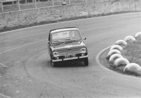 Renault 6 (1969) – bei einem Testtag in Montlhéry anlässlich des Pariser Salons 1968