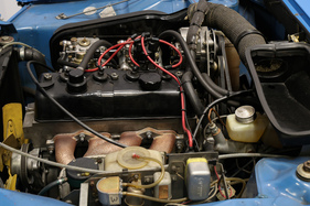 Renault 8 Gordini (1965) - der 1,1-Liter-Motor, gekoppelt (ausnahmsweise) an ein Vierganggetriebe
