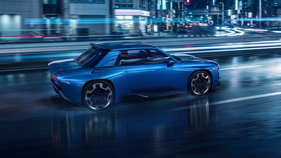 Renault 8 Gordini Concept (2026) - Dynamic at Night (Rendering)