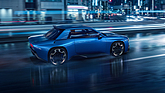 Renault 8 Gordini Concept (2026) - Dynamic at Night (Rendering)