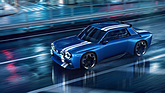 Renault 8 Gordini Concept (2026) - Dynamic at Night (Rendering)