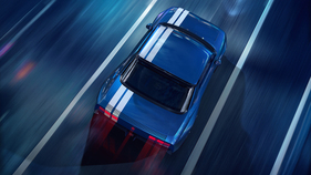Renault 8 Gordini Concept (2026) - Dynamic at Night (Rendering)