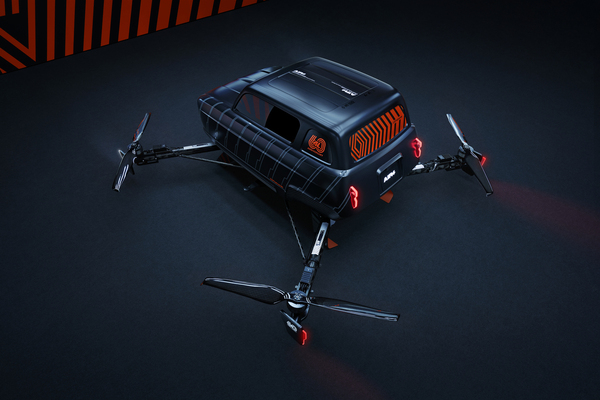 Bild Renault AIR4 – Vision eines Quadkopters im Stil des Renault 4