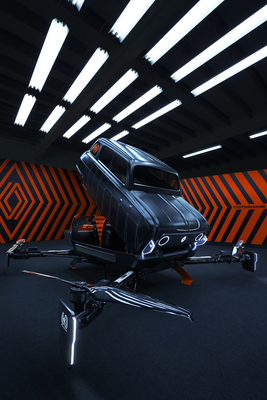 Renault AIR4 – Vision eines Quadkopters im Stil des Renault 4