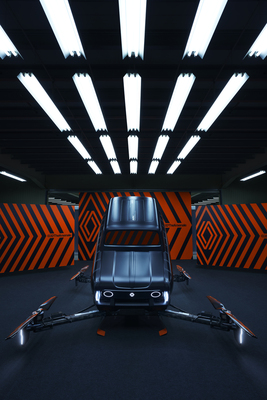 Renault AIR4 – Vision eines Quadkopters im Stil des Renault 4