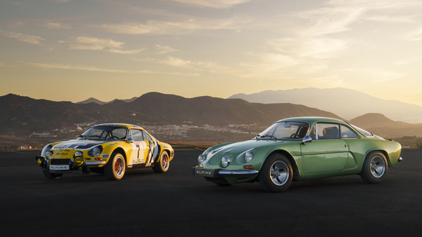 Image: Renault-Alpine A110 1800 S Groupe 4 (1975) - together with the last production Alpine A110 1600 SX from 1977