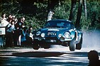 Image: Renault-Alpine A110 (1973) - Could also be seen flying, here at the Rally Portugal