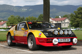 Bild Renault-Alpine A310 "Calberson" - für den Einsatz auf Rallye-Pfaden - Rencontre Franco-Suisse Alpine 2019