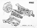 Renault Caravelle 1100 (1964) - Viergang-Getriebe