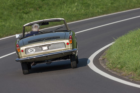 Renault Caravelle 1100 (1964) - aufgepasst, wenn die Hinterachse entlastet wird