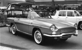 Renault Caravelle 1100 S (1965) - dank Weber Doppelvergaser nun 52 PS stark, auf dem Pariser Autosalon 1965