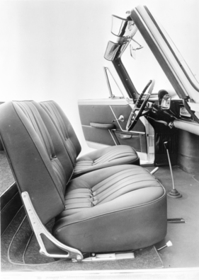 Renault Caravelle (1962) - Blick in das Interieur des Cabriolets (1962)