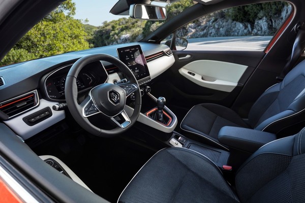 Bild: Renault Clio (2020) - Hier sieht man das Interieur der fünften Generation