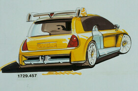 Renault Clio Sport V6 Trophy (1998) - Design-Studie