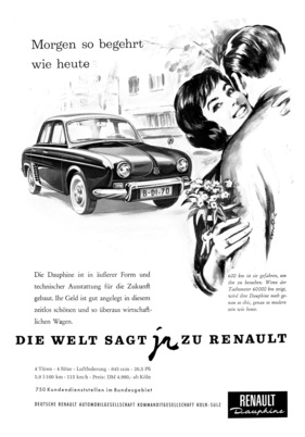 Die Werbung meint es einen Hauch zu gut, eine Luftfederung weist die Dauphine auch mit Aerostable nicht ganz auf.