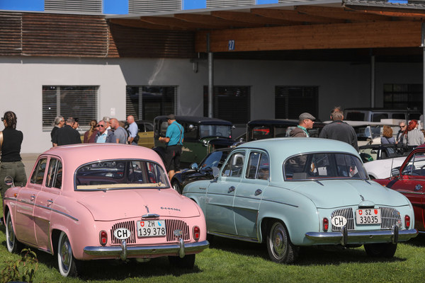 Bild Renault Dauphine Gordini (1961) - in Rosa - 49. FNA-Jahrestreffen 2023